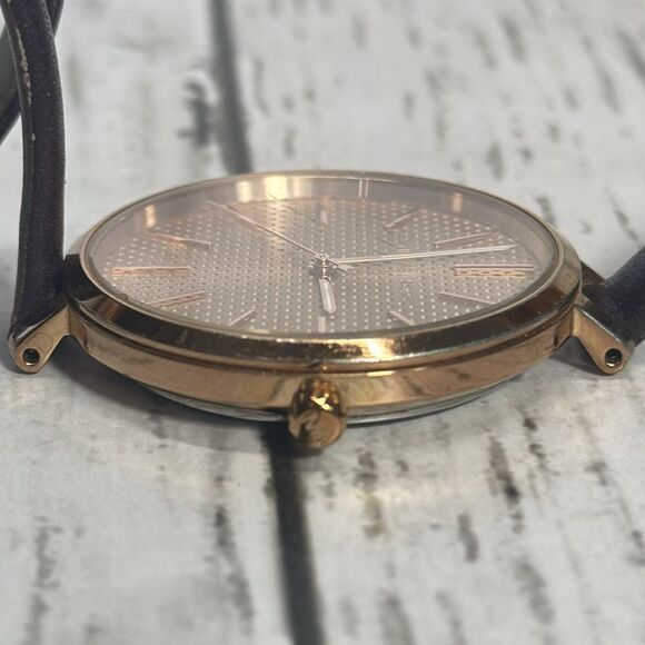 Michael Kors Women’s Slim Runway Double Wrap Leather Watch, Women’s Leather - Picture 2 of 9